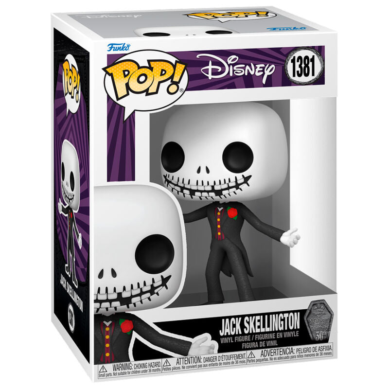 Figura POP Disney Pesadilla Antes de Navidad 30th Anniversary Jack Skellington_0