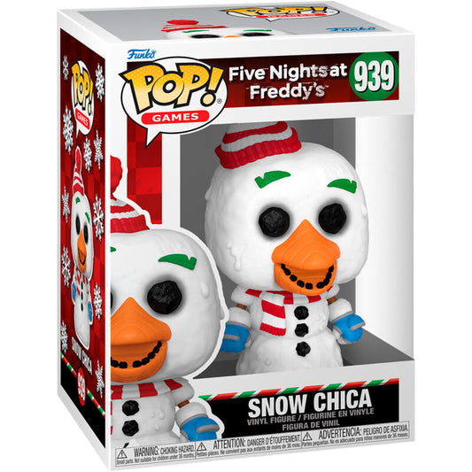 Figura POP Five Nights at Freddys Holiday Snow Chica_0