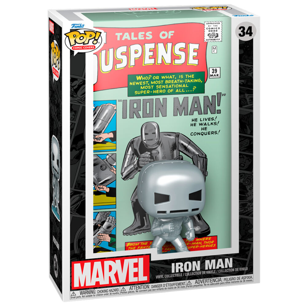 Figura POP Comic Cover Marvel Tales of Suspense Iron Man_0