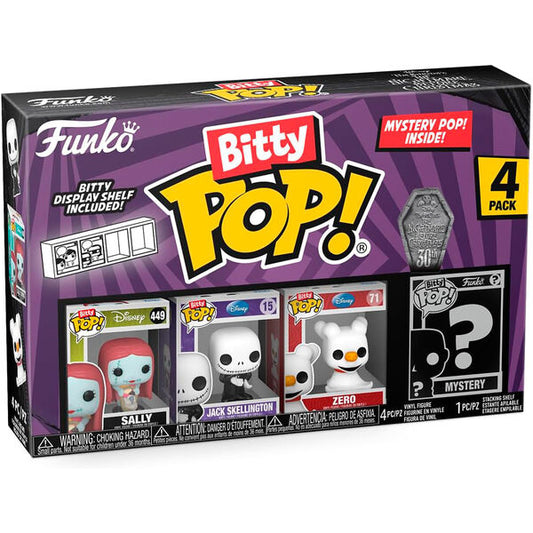 Blister 4 figuras Bitty POP Disney Pesadilla Antes de Navidad Sally_0