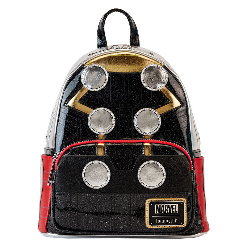 Mochila Metallic Thor Marvel Loungefly 26cm_0