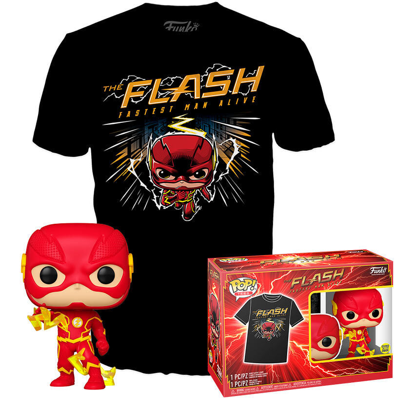Set figura POP &#38; Tee DC Comics The Flash_0
