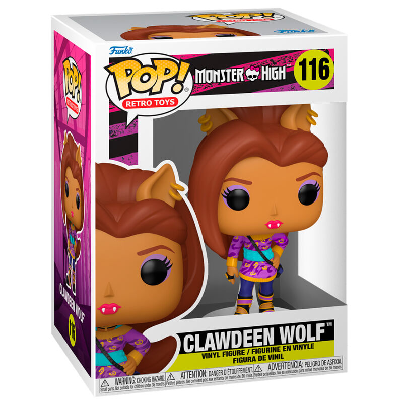 Figura POP Monster High Clawdeen_0