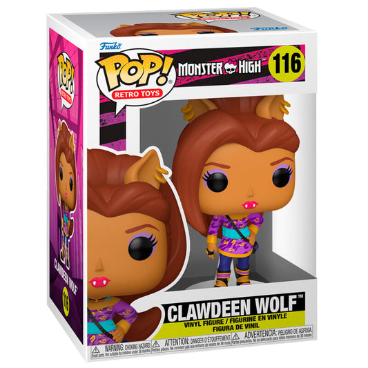Figura POP Monster High Clawdeen_0