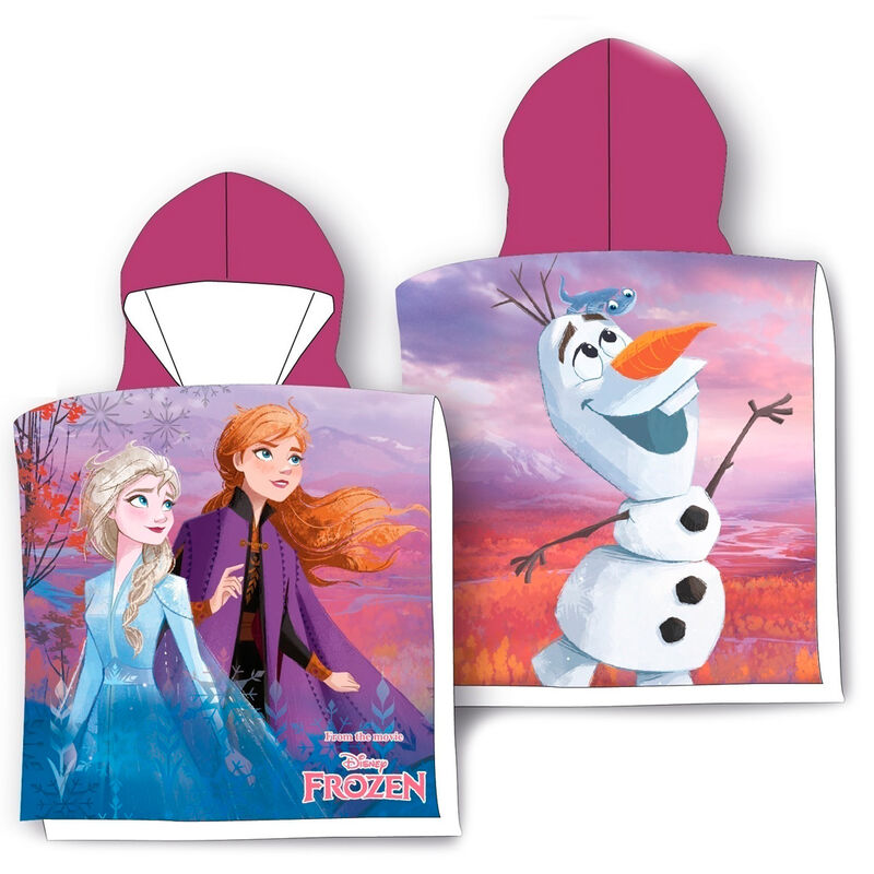 Poncho toalla Frozen Disney algodon_0