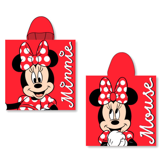 Poncho toalla Minnie Disney algodon_0