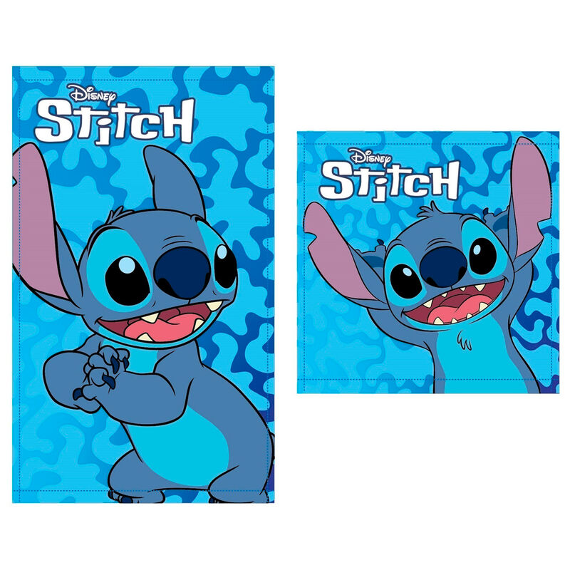 Set 2 toallas baÃ±o Stitch Disney algodon_0