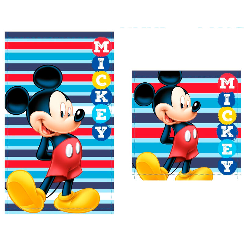 Set 2 toallas baÃ±o Mickey Disney algodon_0