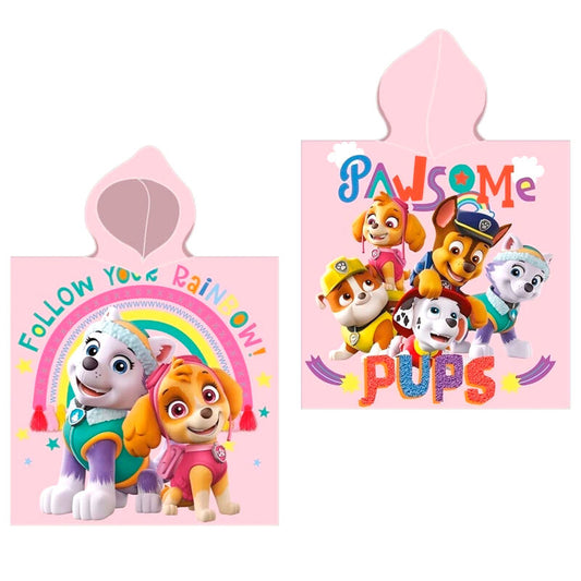 Poncho toalla Patrulla Canina Paw Patrol algodon_0