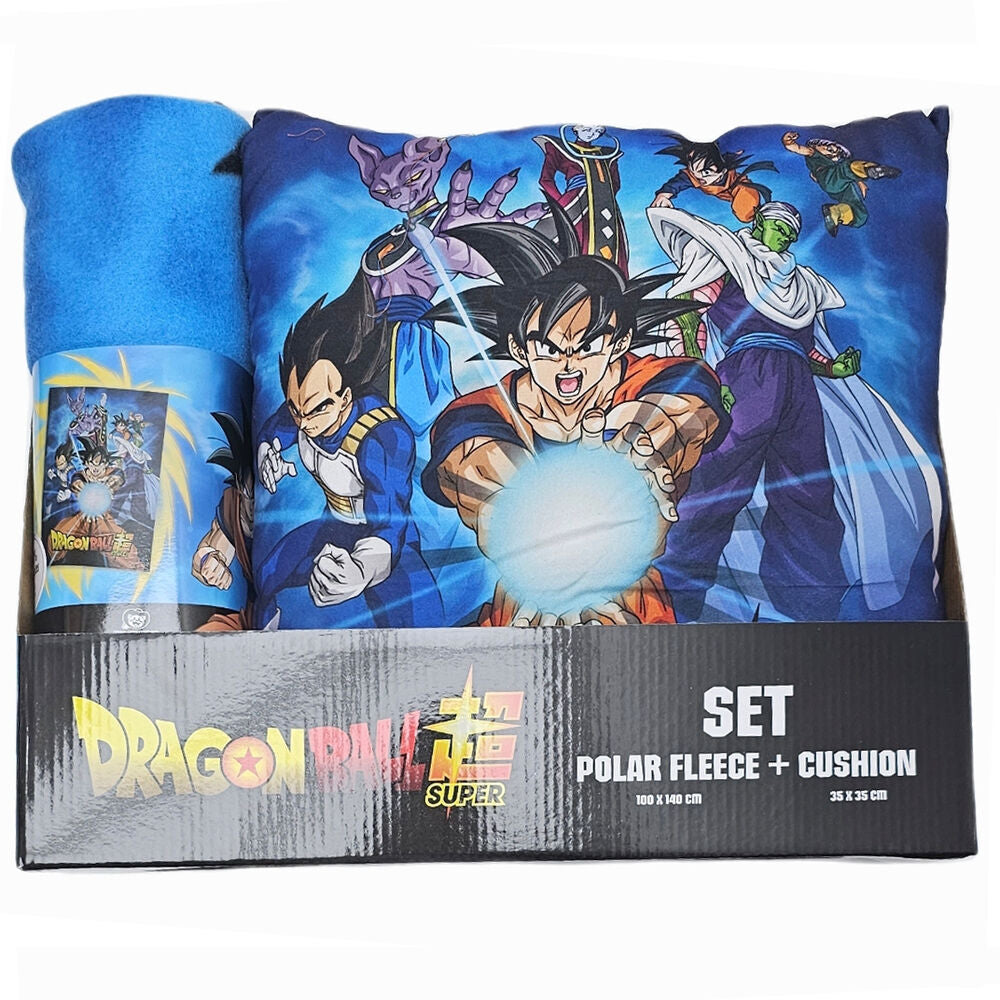 Set manta polar + cojin Dragon Ball Super_0
