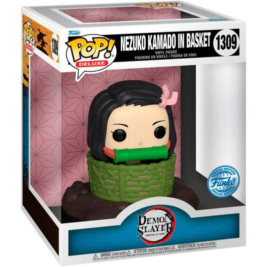 Figura POP Deluxe Demon Slayer Kimetsu no Yaiba Nezuko Kamado in Basket Exclusive_0