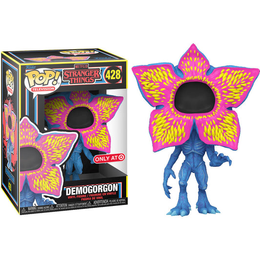 Figura POP Stranger Things Open Face Demogorgon Black Light Exclusive_0