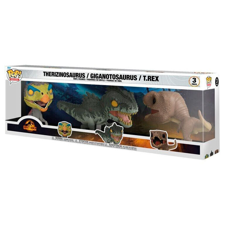 Blister 3 figuras POP Jurassic World_0