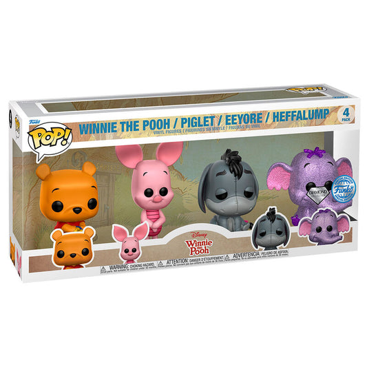 Blister 4 figuras POP Disney Winnie the Pooh Exclusive_0
