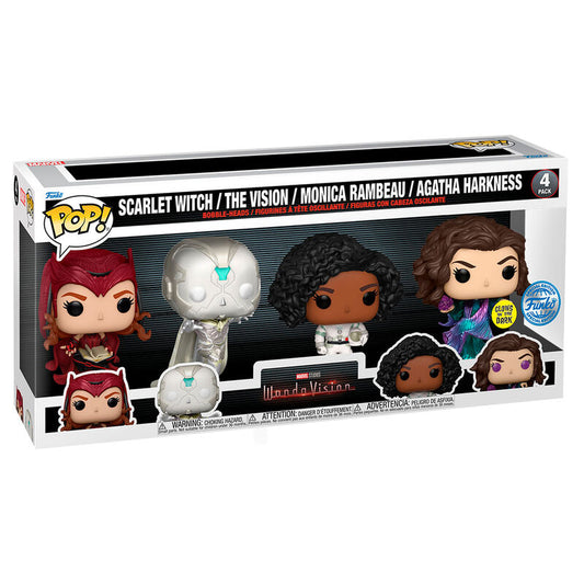 Blister 4 figuras POP Marvel WandaVision Exclusive_0