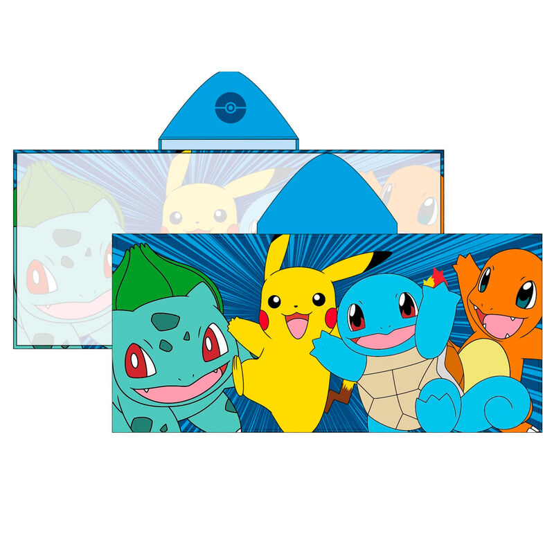 Poncho toalla Pokemon microfibra_0