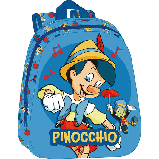 Mochila 3D Pinocho Disney 33cm_0