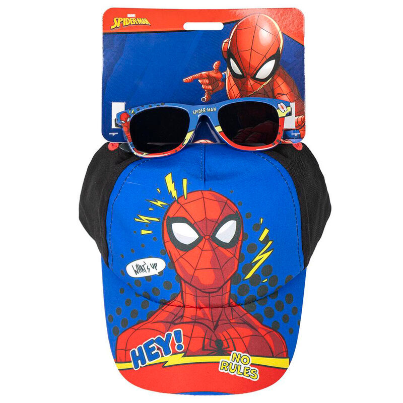 Set gorra + gafas sol Spiderman Marvel_0