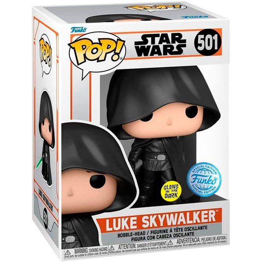 Figura POP Star Wars Mandalorian Luke Skywalker Exclusive_0