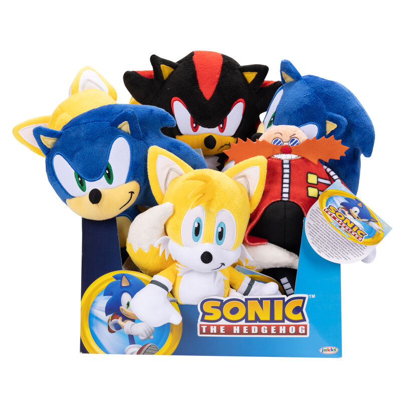 Peluche serie 10 Sonic the Hedgehog 23cm surtido_0