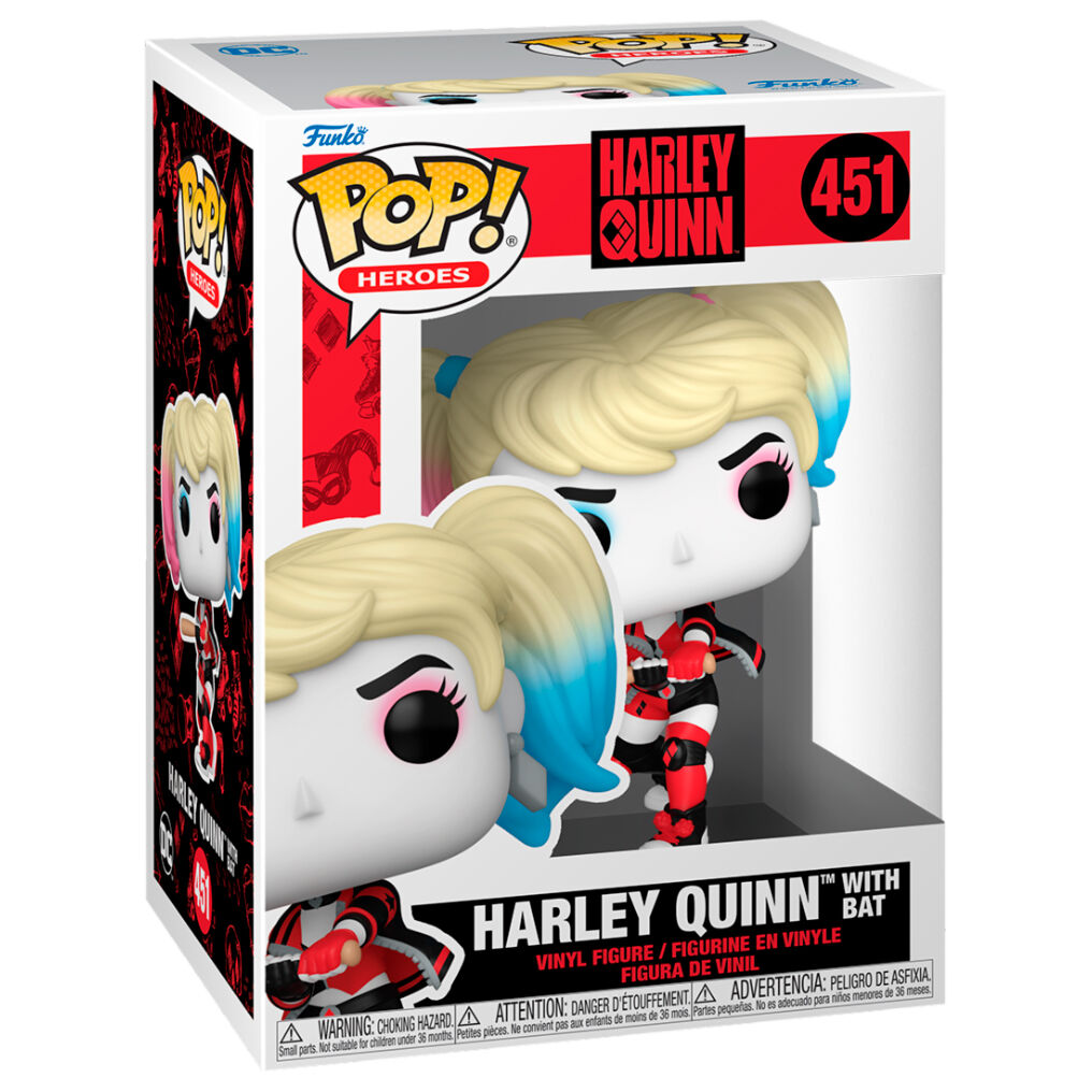 Figura POP DC Comics Harley Quinn with Bat_0