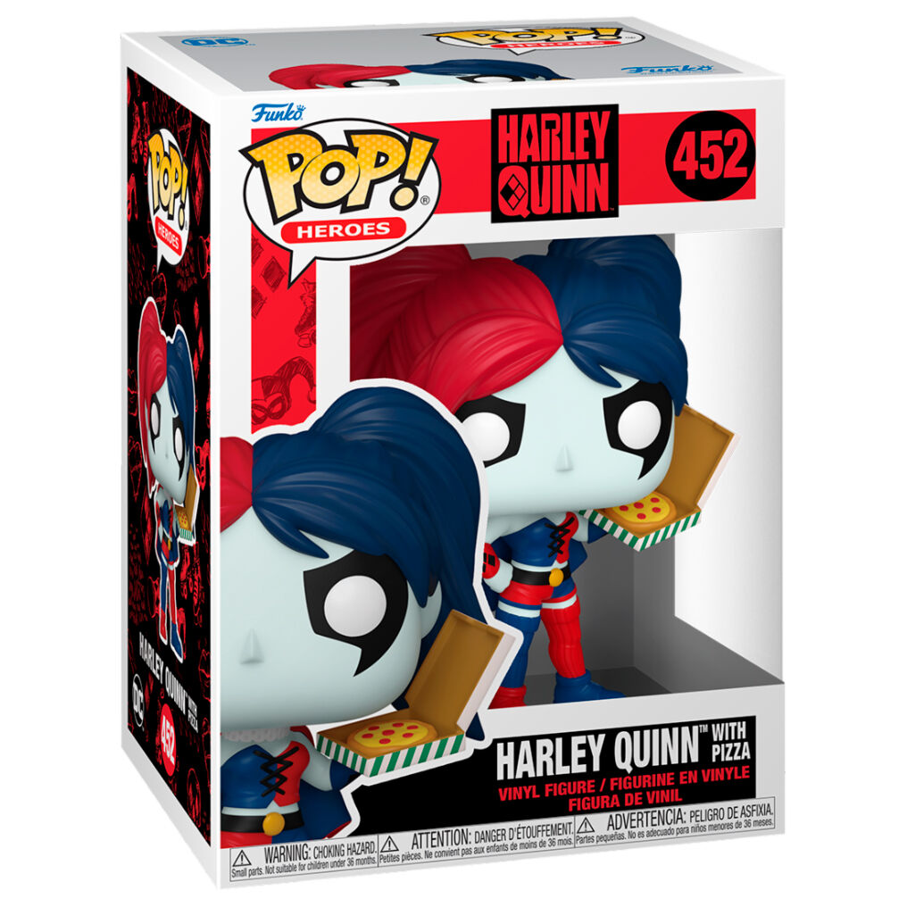 Figura POP DC Comics Harley Quinn with Pizza_0
