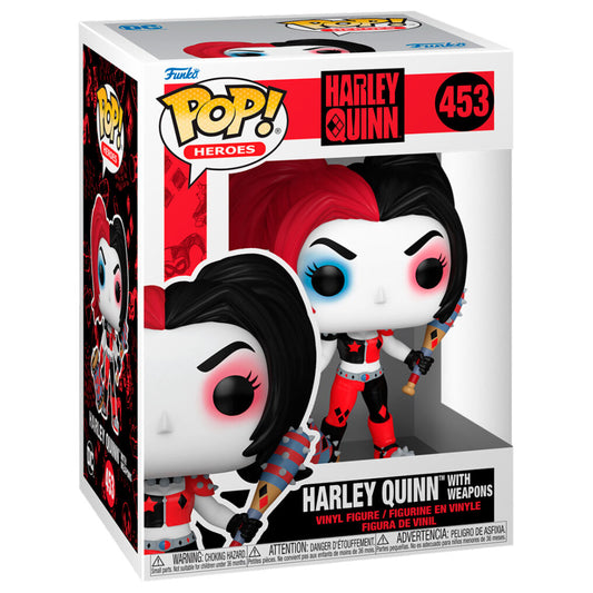Figura POP DC Comics Harley Quinn with Weapons_0
