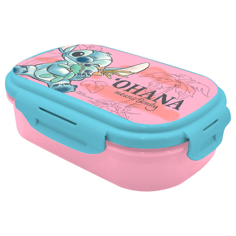 Sandwichera + cubierto Stitch Disney_0
