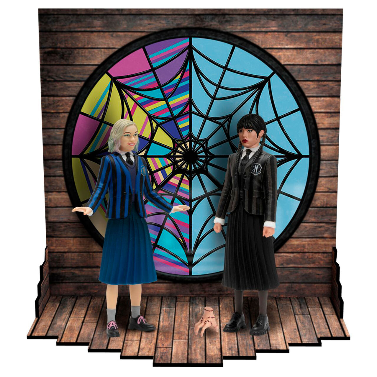 Set 2 figuras Miercoles & Enid Miercoles 9,5cm_0