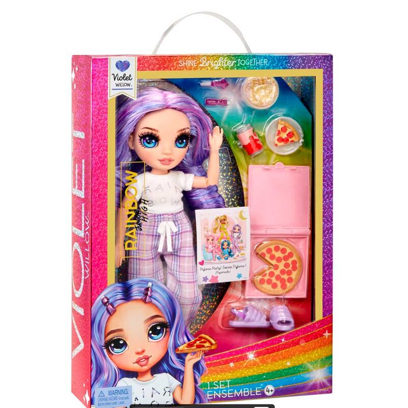 Rainbow High Junior High PJ Party - Violet (Purple), Puppe_0