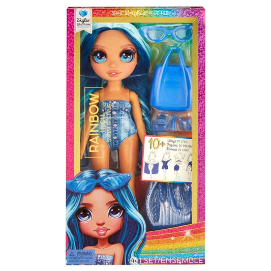 Rainbow High Swim & Style - Skyler (Blue), Puppe_0