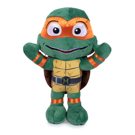Peluche Michelangelo Mutant Mayhem Tortugas Ninja 21cm_0