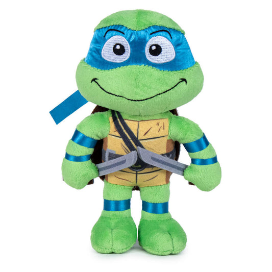 Peluche Leonardo Mutant Mayhem Tortugas Ninja 21cm_0