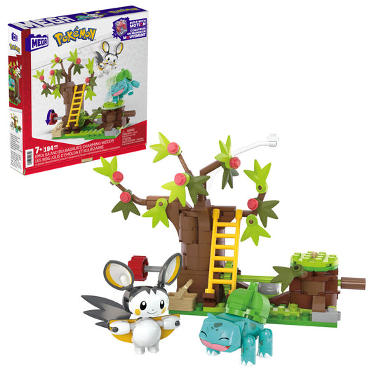 MEGA PokÃ©mon Emolgas und Bisasams bezaubernde WÃ¤lder, Konstruktionsspielzeug_0