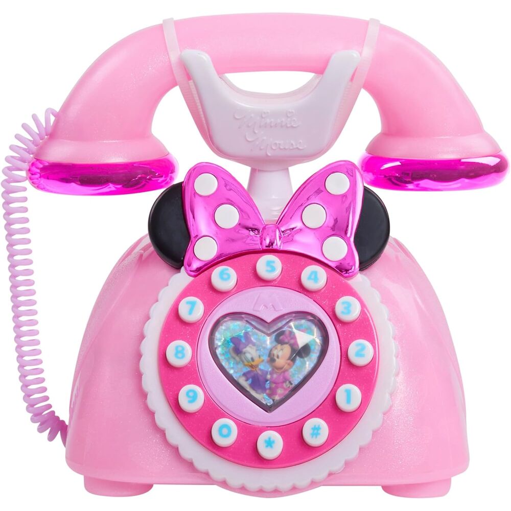 Disney Junior Minnie Mouse Telefon mit Licht- und Soundeffekten, Rollenspiel_0