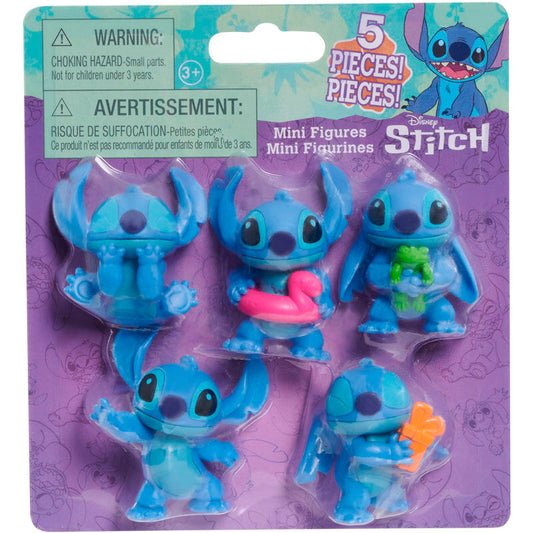 Blister 5 figuras Stitch Disney_0