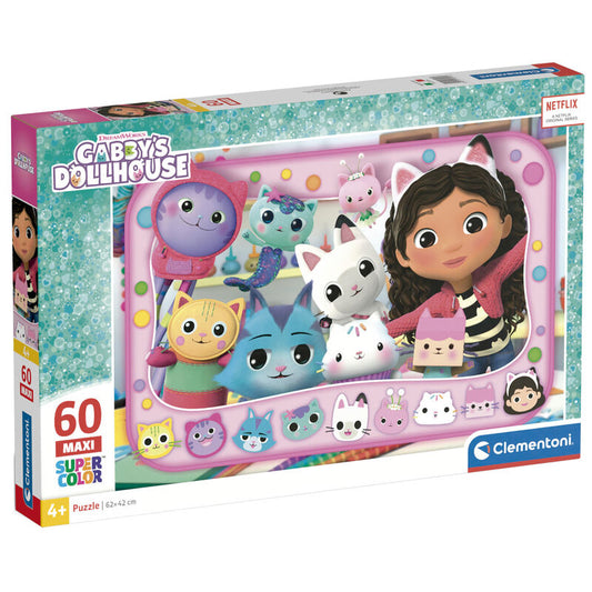 Puzzle maxi La Casa de MuÃ±ecas de Gabby 60pzs_0