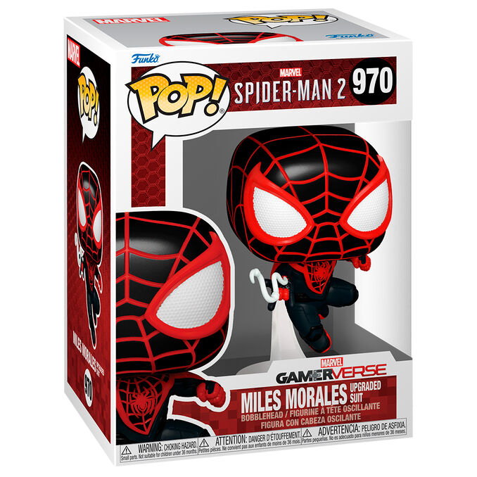Figura POP Marvel Spiderman 2 Miles Morales Upgraded Suit_0