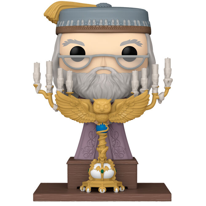 Figura POP Deluxe Harry Potter y el Prisionero de Azkaban - Dumbledore with Podium_0