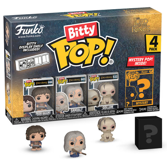 Blister 4 figuras Bitty POP El SeÃ±or de los Anillos Frodo_0