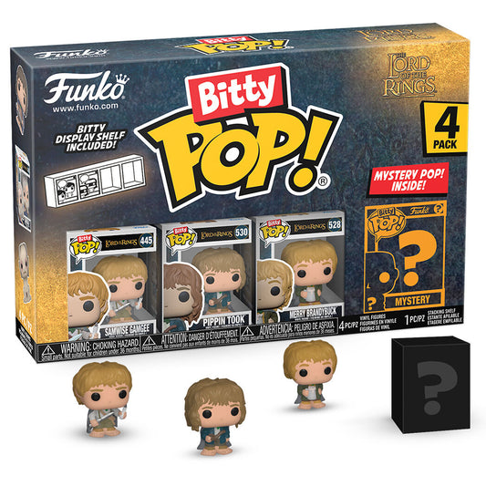 Blister 4 figuras Bitty POP El SeÃ±or de los Anillos Samwise_0