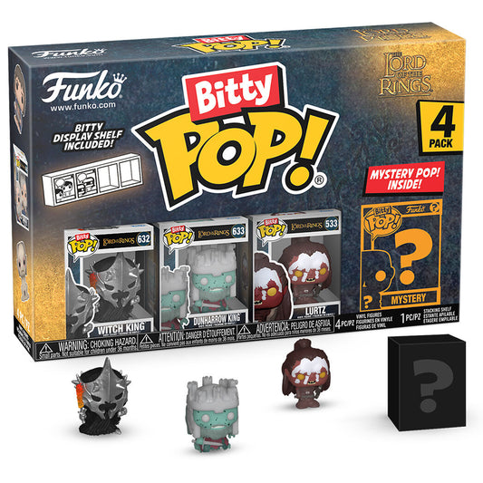 Blister 4 figuras Bitty POP El SeÃ±or de los Anillos Witch King_0