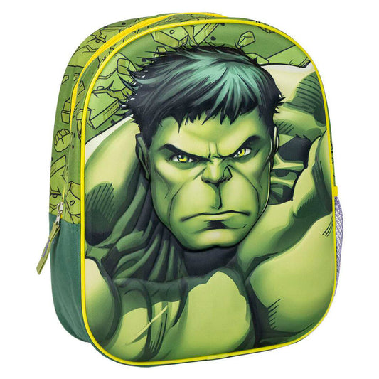 Mochila 3D Hulk Los Vengadores Avengers Marvel 31cm_0