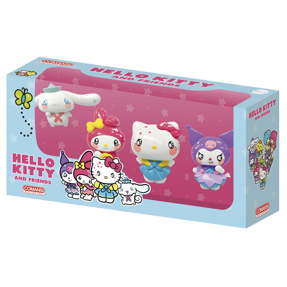 Blister 4 figuras Hello Kitty Friends_0