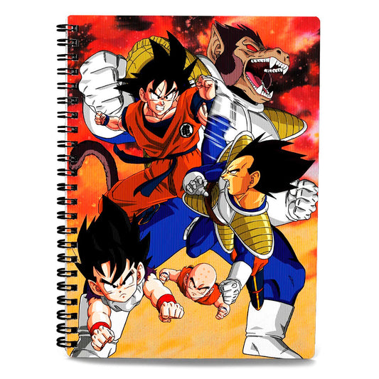 Cuaderno A4 Goku vs Vegeta Dragon Ball Z_0