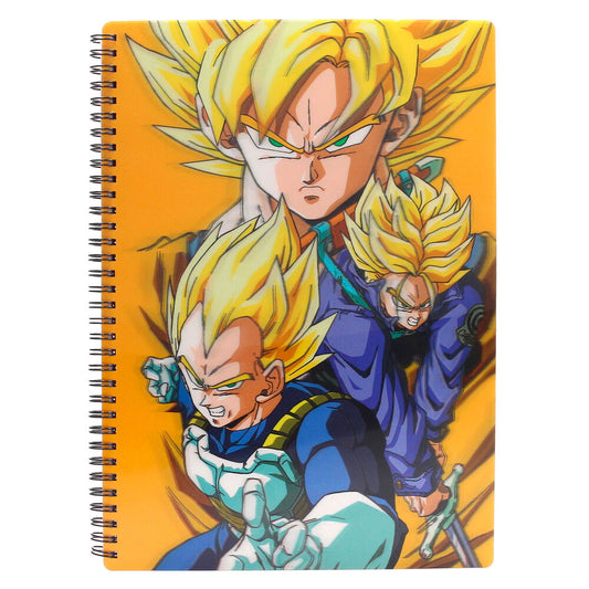 Cuaderno A4 Saiyans Dragon Ball Z_0