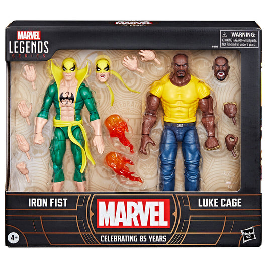 Blister figuras Iron Fist & Luke Cage Celebrating 65 Years Marvel 15cm_0