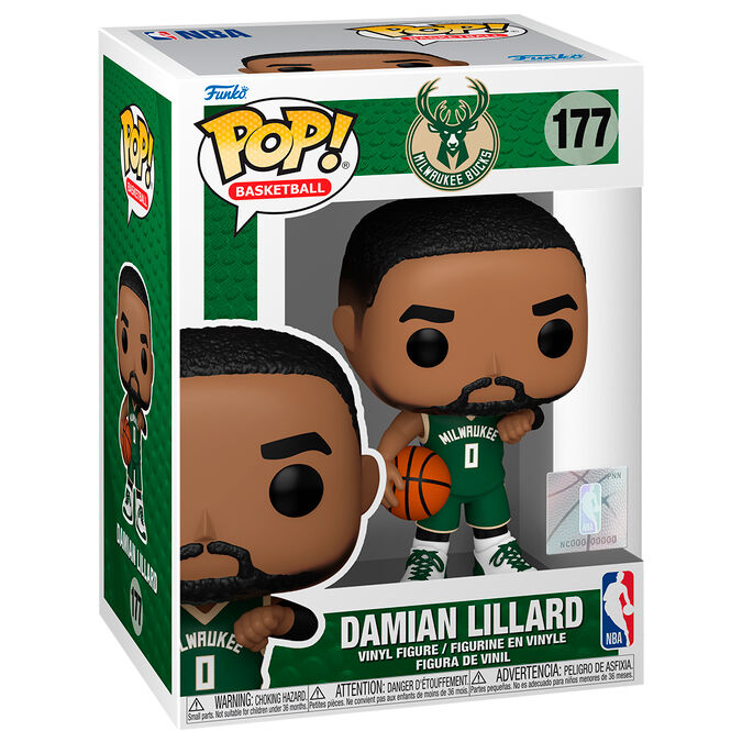 Figura POP NBA Milwukee Buck Damian Lillard_0