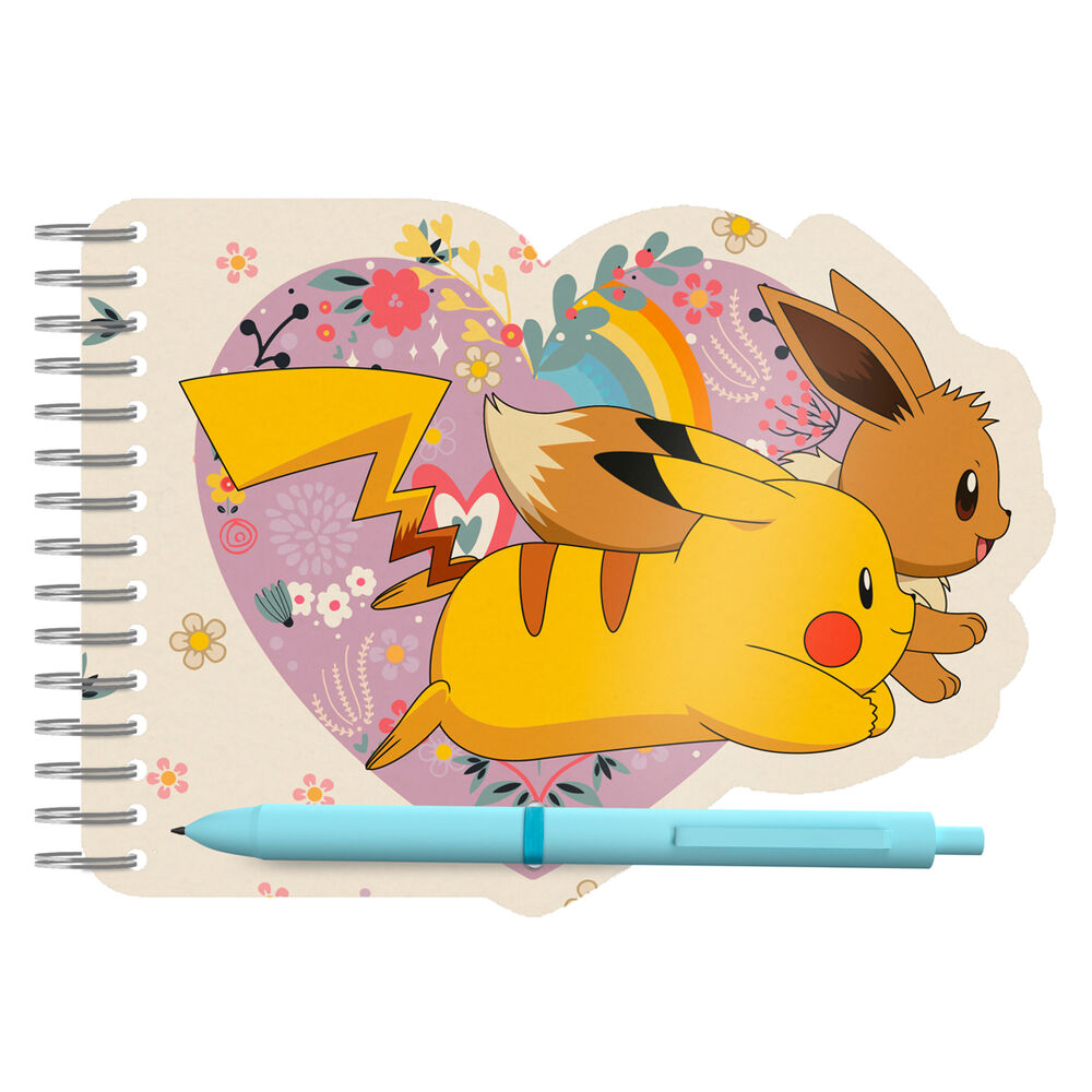Set libreta + boligrafo Flowers Pokemon_0