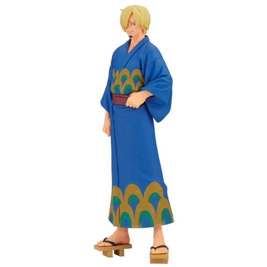 Figura Sanji Wanokuni Yukata Grandline Series One Piece 17cm_0
